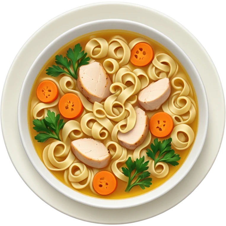 chicken noodles emoji