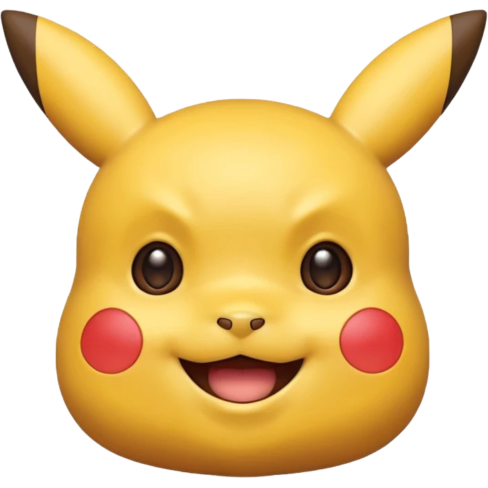 tete pikachu rire emoji