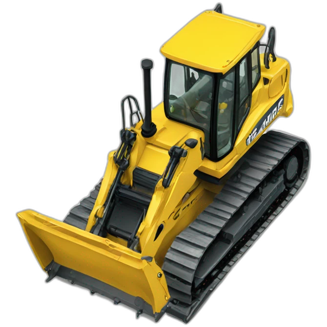 Komatsu excavator emoji