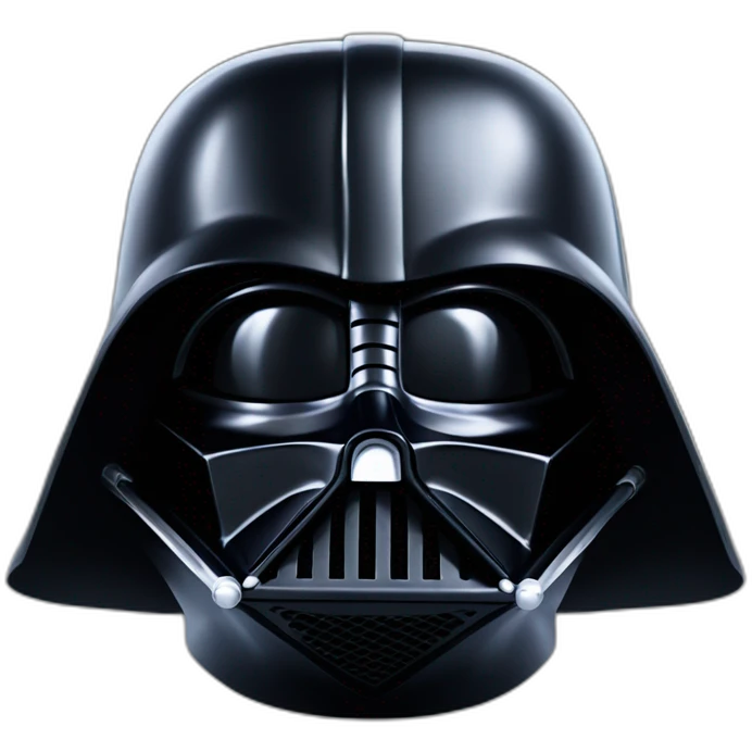 Star Wars Darth vader helmet emoji