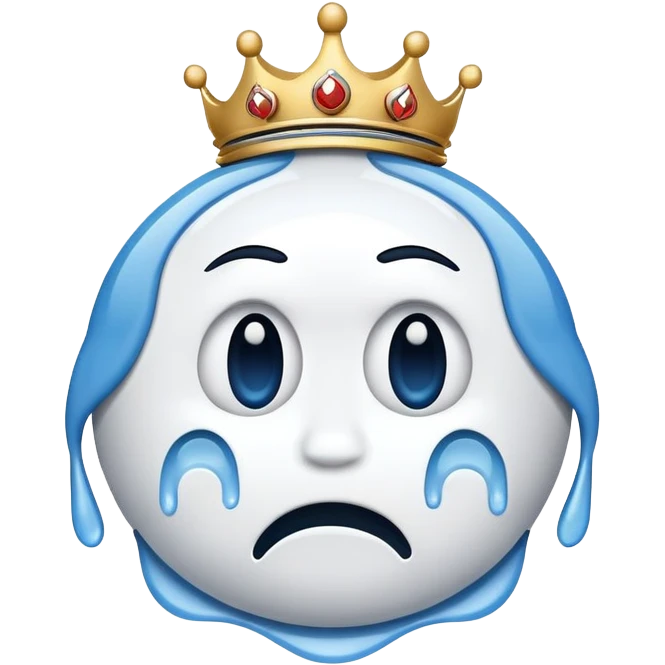 real madrid logo with crying emjoi emoji