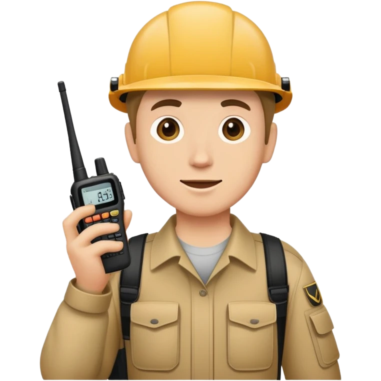 🫡 but with walki talkie in other hand emoji