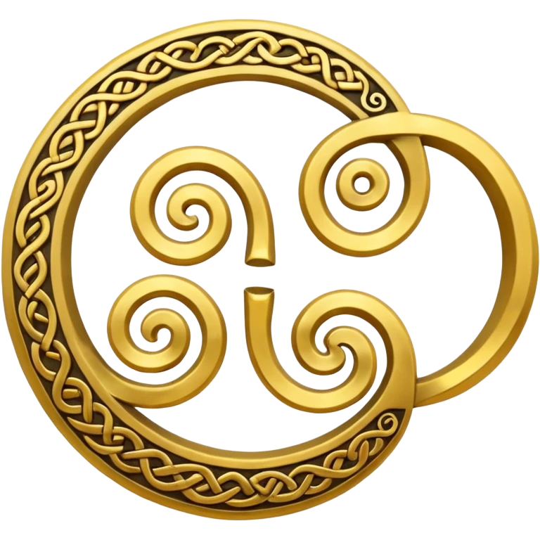 Triskelion faça um emoji desse símbolo  emoji