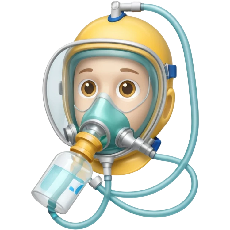 emergency oxygen mask for patients emoji