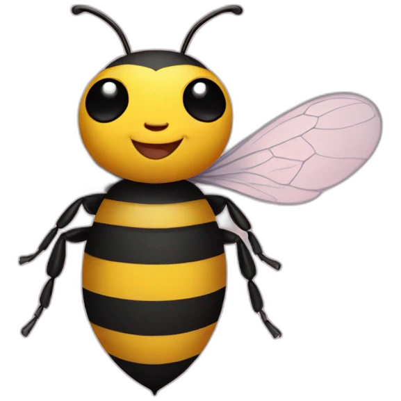Bee heart emoji