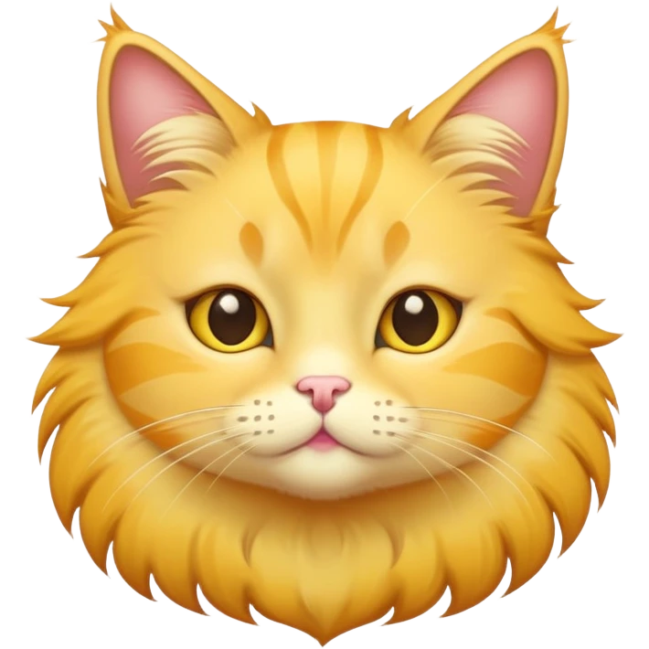 Yellow cat with stars instead of eyes emoji