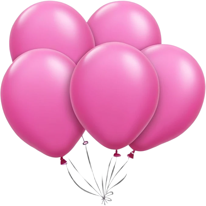 Pink balloons  emoji