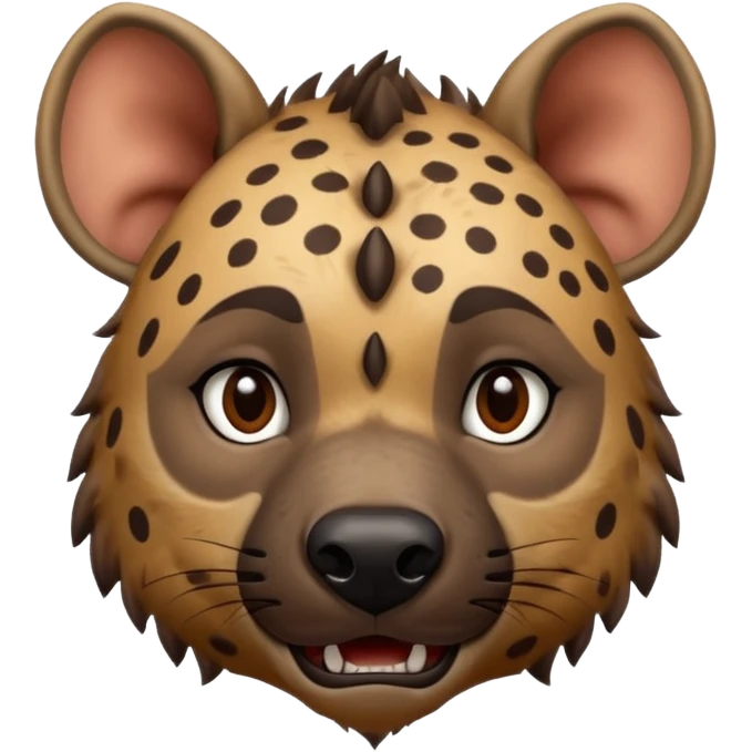 Hyena Body but center emoji