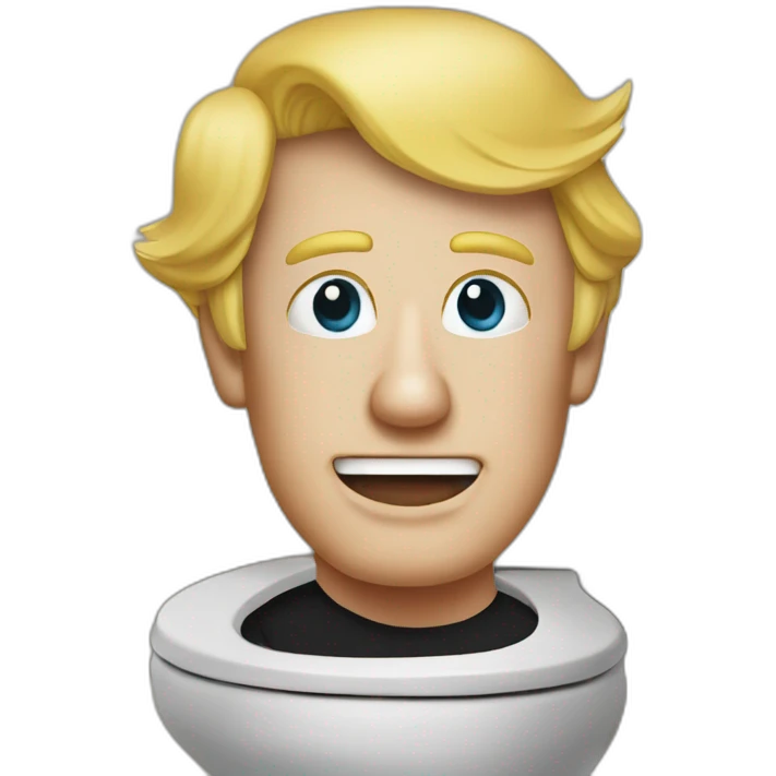Donald Trumpon rhe toilet emoji