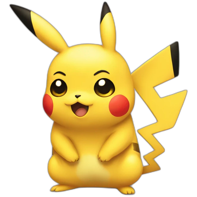 Pikachu sad emoji