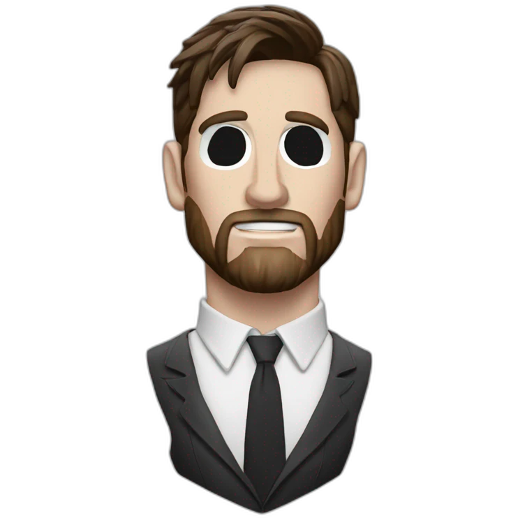 Messi-noir-moto emoji