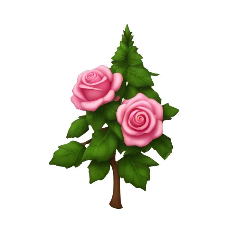 Sapin rose emoji