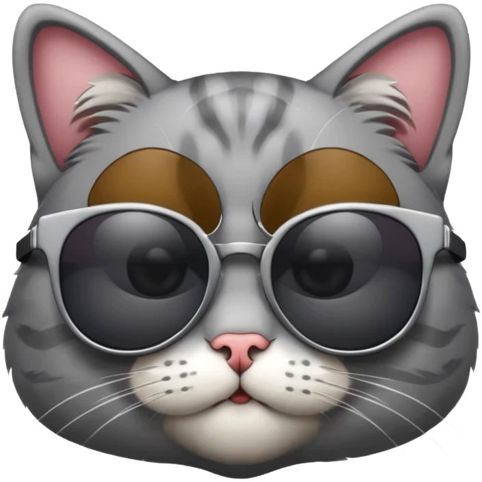 Cat wearing sunglasses emoji