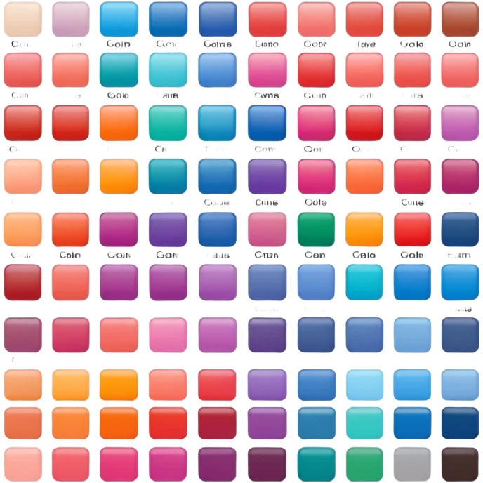 pantone color palete emoji