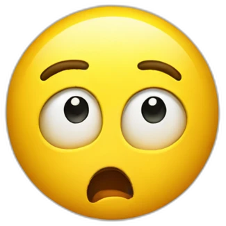 shocked yellow face emoji emoji