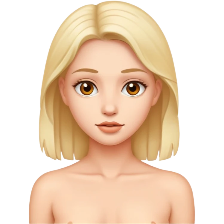 naked beautiful girl emoji
