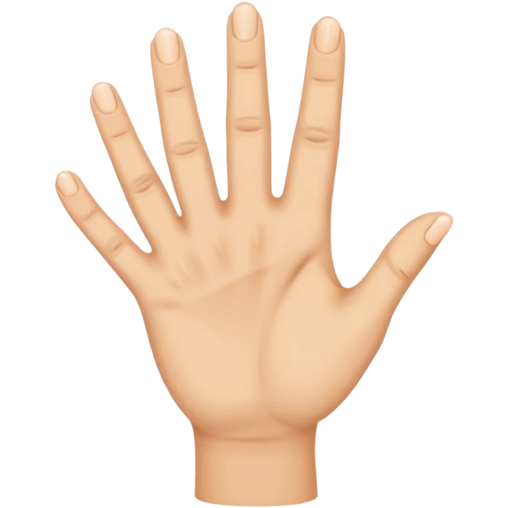 hand showing index and little finger emoji