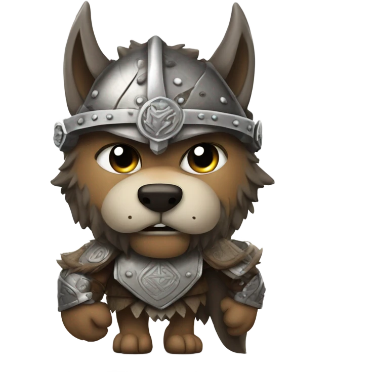 wolf vikin emoji