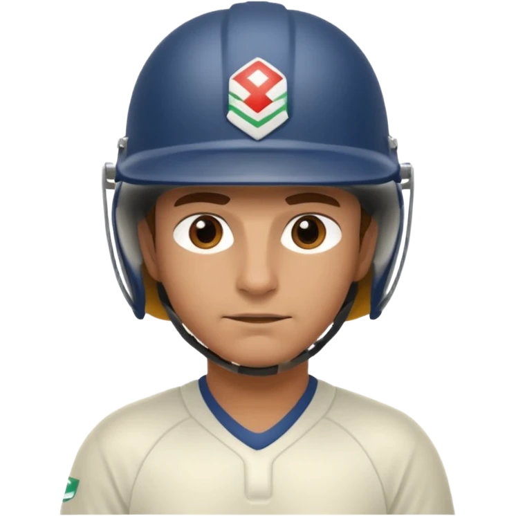 Cricketer emoji