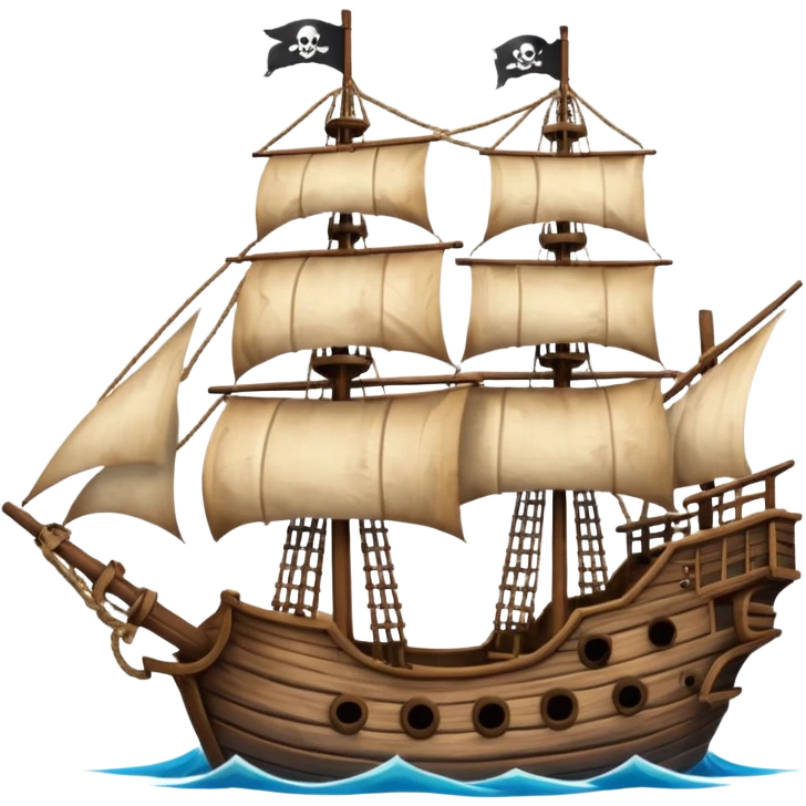 pirate ship emoji