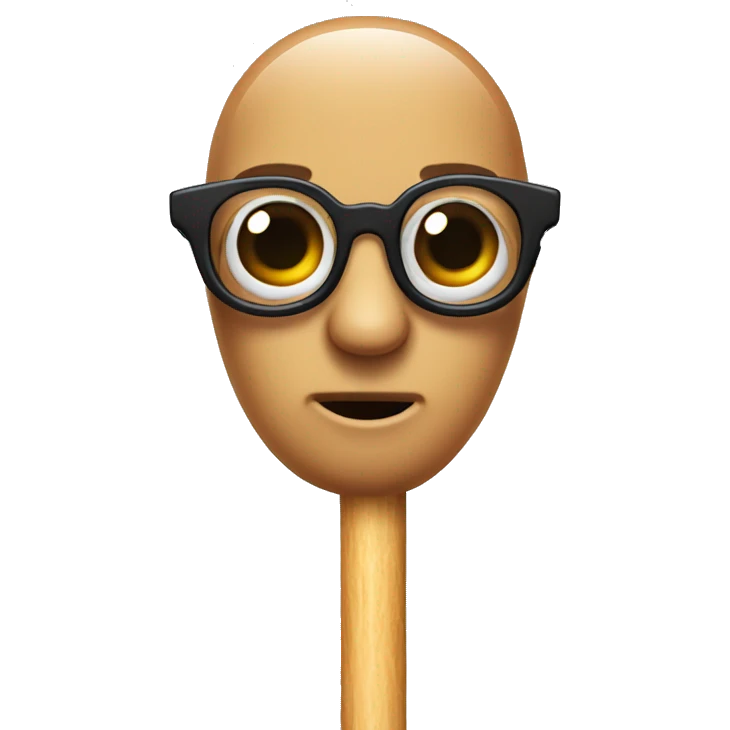 cane con occhiali emoji