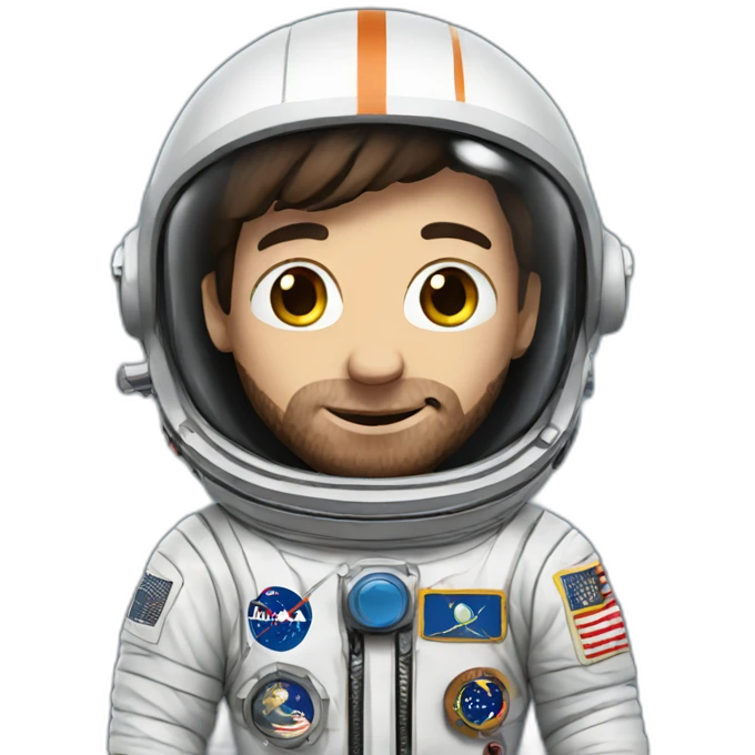 astronaut messi emoji
