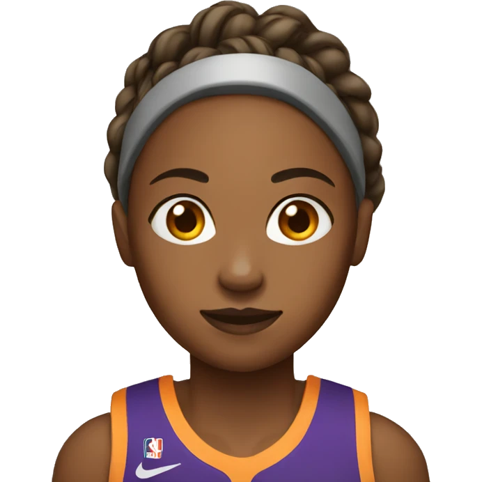 female basketball player emoji