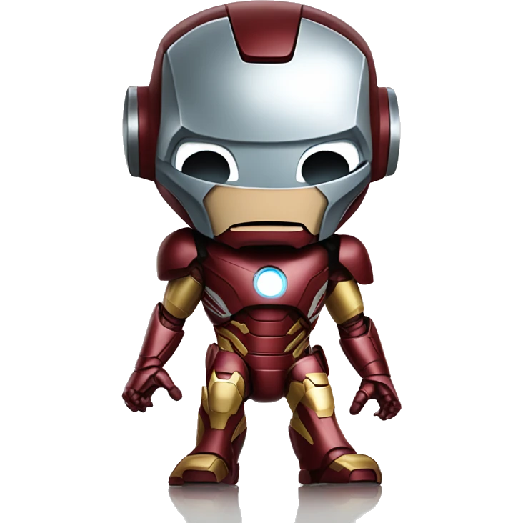 Grogu as iron man emoji