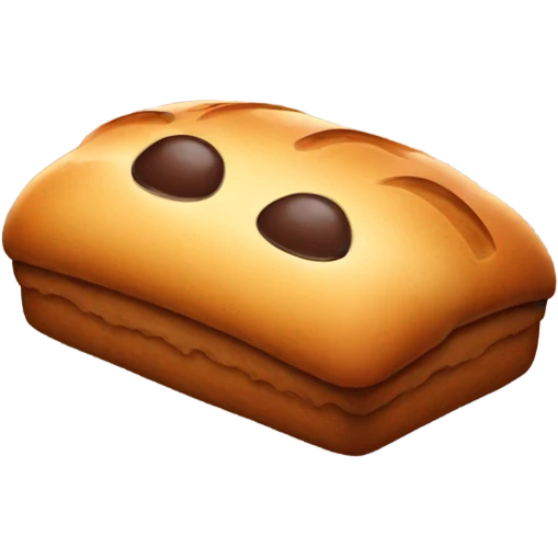 Bread with chocolate  emoji