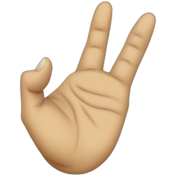 Star Trek Vulcan salute emoji