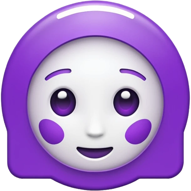 news white and purple emoji