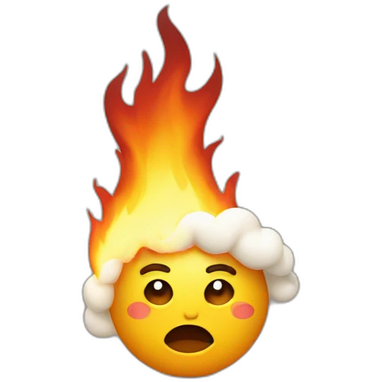 burning fat emoji