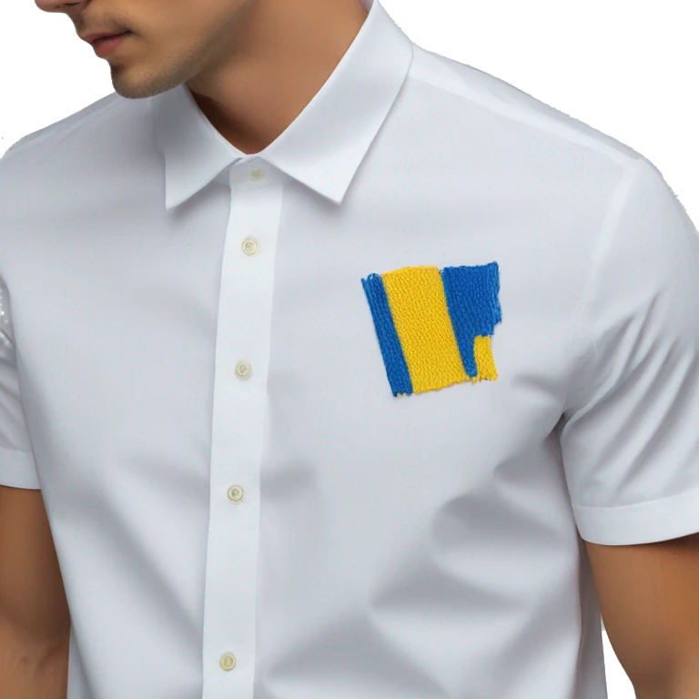ukraine embroidered shirt emoji