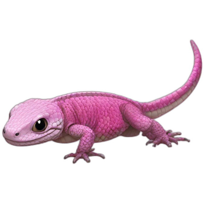 tegu lizard pink emoji