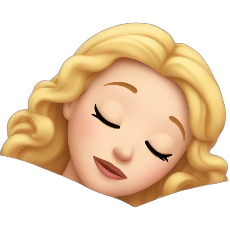 Sleeping beauty emoji