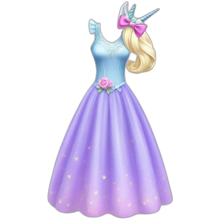 UN HONGO VESTIDO DE UNICORNIO emoji