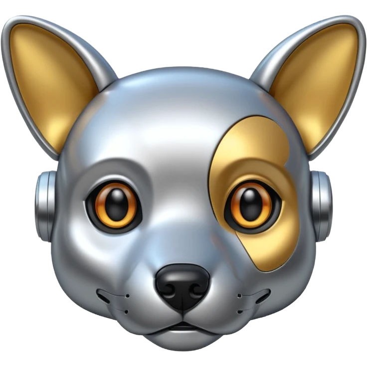 robot dog head emoji
