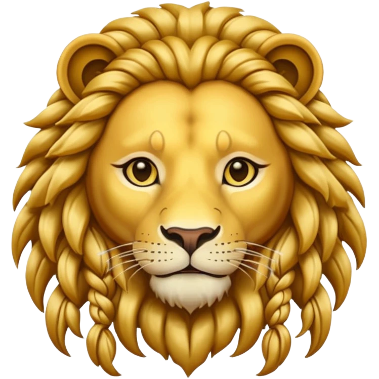 lion with braids emoji