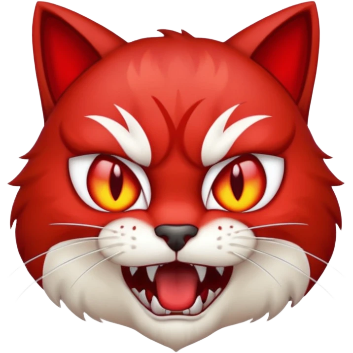 angry blood cat emoji