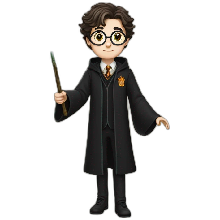 harry potter using wand emoji