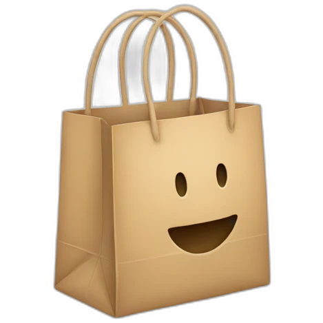 Shopping bag emoji