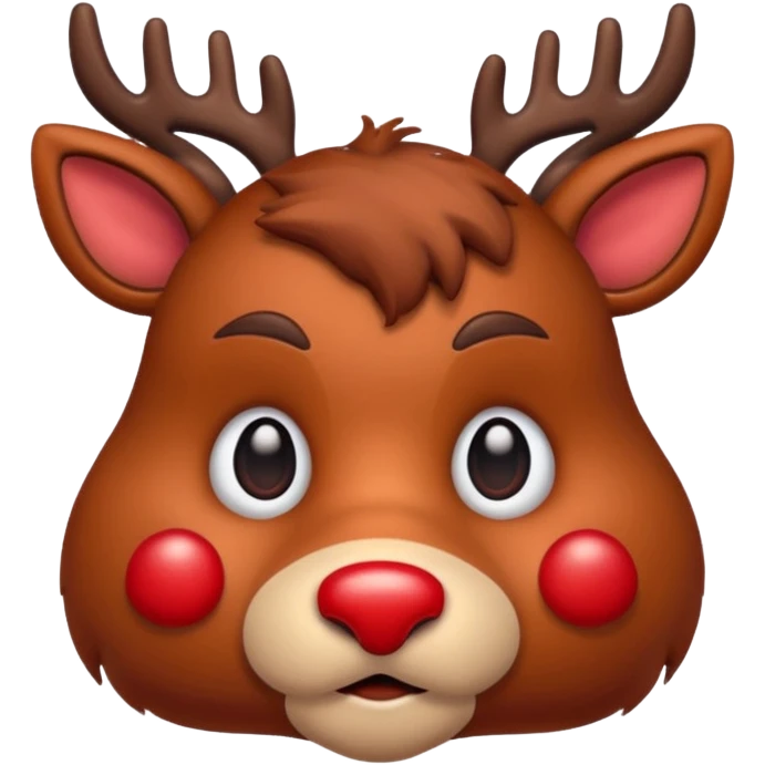sad rudolph emoji