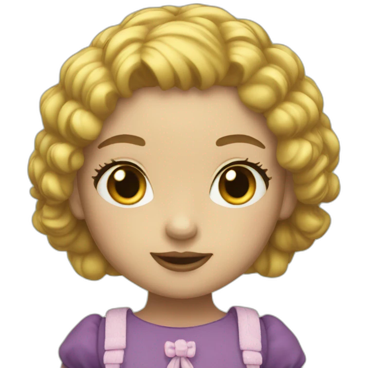 Poupée Anabelle emoji