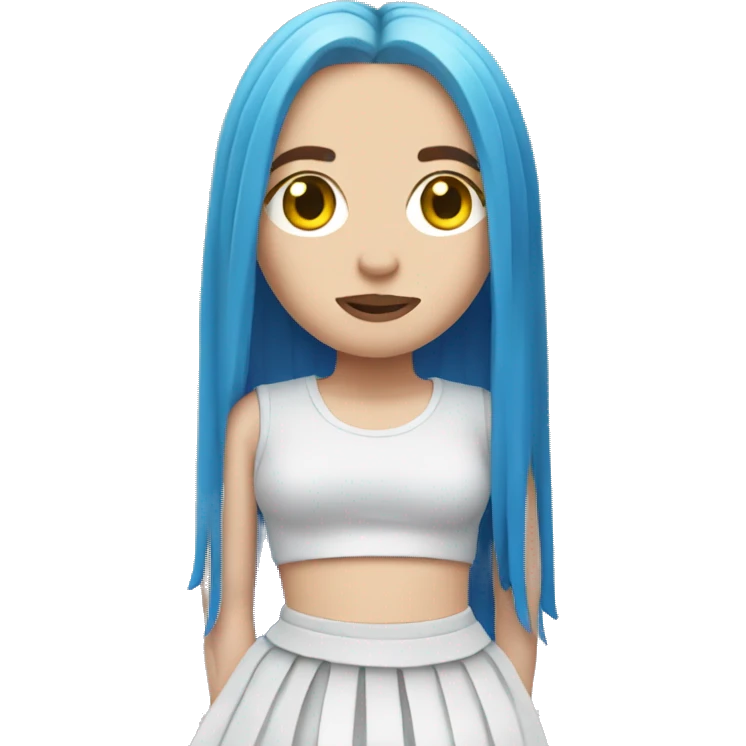 billie eilish wearing a skirt emoji