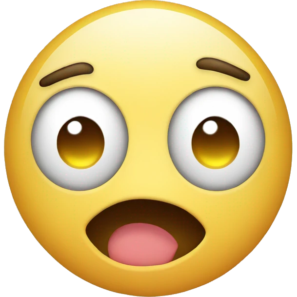 Laughing emoji with a sad eye emoji