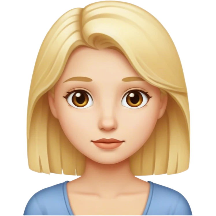 blonde girl emoji