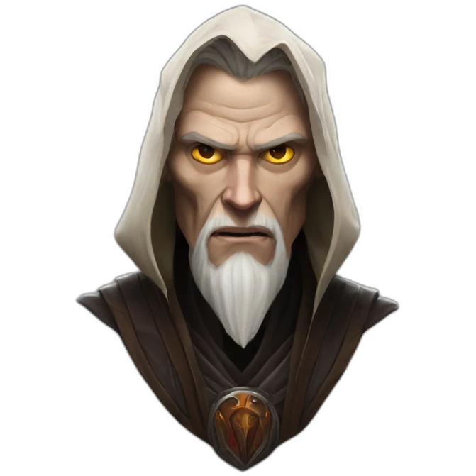 hyperrealist sith jedi in world of warcraft emoji