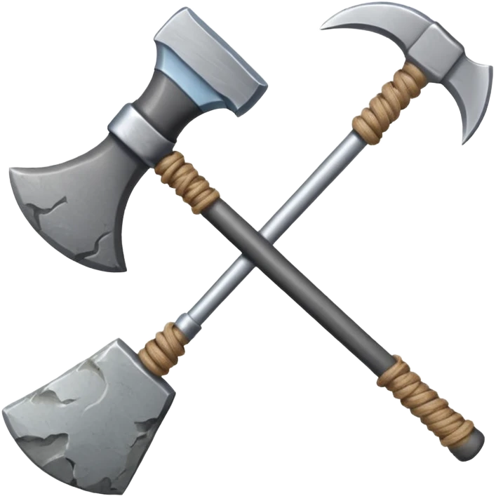 stone ax string emoji