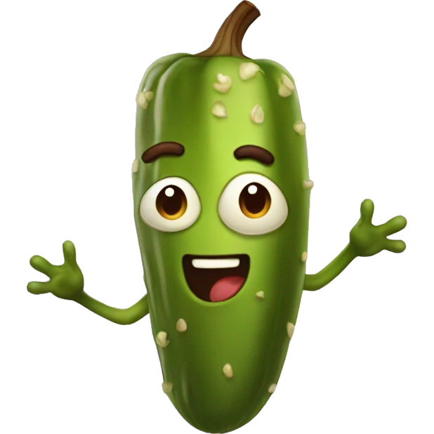 little choclete and vanilla pickle dude  emoji