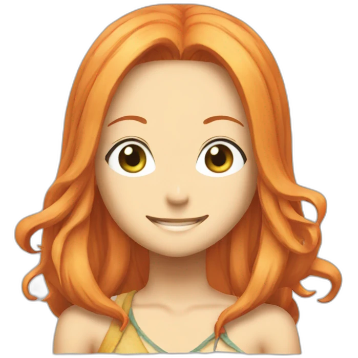 Nami one piece emoji